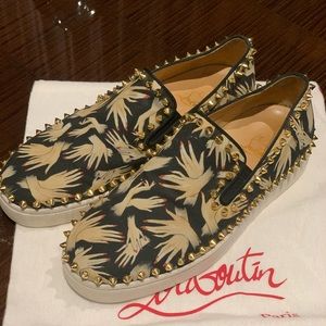 Christian Louboutin “Tissu Beauty” Pik Boat